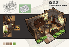 聿上星辰采集到CG-场景室内设计