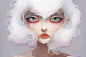 插画欣赏—法国Ludovic Jacqz笔下的女孩
