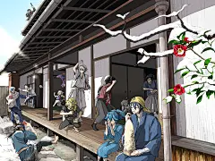 刀剑乱舞,三日月宗近,小狐丸,刀剑乱舞高清电脑壁纸