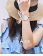 绑带手表小清新女表石英表学生韩版简约时尚潮流防水百搭ulzzang-tmall.com天猫