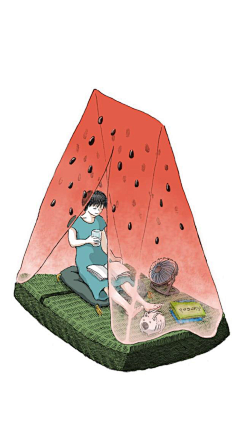 劚山覔玉采集到国风动物系插画