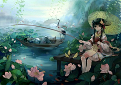 画锦呐采集到古风底图