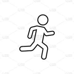 慢跑,人,标志,扁平化设计,计算机图标,商务,跑,休闲
