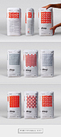 Ditop cement packaging by Rubio & Del Amo. Source: Daily Package Design Inspiration. Pin curated by #SFields99 #packaging #design: 