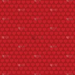 红色心形图案设计