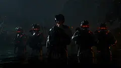 General 3840x2160 Death Stranding Kojima Productions military special forces Mads Mikkelsen dark video game characters CGI video game art water standing in water soldier helmet video games gun boys with guns cigarettes military uniform