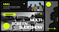 Multi Screen Slideshow - Opener (3 in 1) : Clean and simple After Effects template for creating a warm event opener, a fashion video, or an inspiring corporate video slideshow.It shows videos as if a gallery wall with multiple video screens. They hang bef
