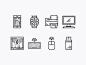 Smartline Icons - Concept of Technology and Device