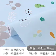 墙纸自粘卧室温馨家具翻新防水防潮贴纸大学生宿舍装饰墙贴画壁纸-tmall.com天猫