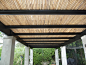 Retractable Pergola Roof DIY | Pergola Roofing Design Ideas: From the Natural to the Motorized 景观廊架 竹子屋顶