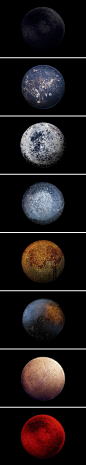 厨房里的煎锅星球 | 摄影师克里斯托弗·乔纳森（Christopher Jonassen）发现，平底煎锅的锅底看起来特别像太空中的行星，于是他便拍摄出了下面这一系列的照片，来佐证自己的“惊人”发现。