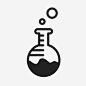 烧瓶气泡化学图标_88ICON https://88icon.com 烧瓶 气泡 化学 实验 科学 试管
