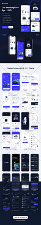 交通出行租车买车卖车汽车交易平台app应用ui界面设计figma素材-淘宝网
