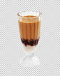 鲜榨果汁奶茶摄影图片玻璃杯红豆奶茶