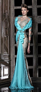 ♡ Zuhair Murad - Aqua and silver