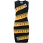 Moschino tape measure intarsia dress ($780) ❤ liked on Polyvore featuring dresses, black, black sleeveless dress, black dress, sleeveless dress, moschino dress and figure hugging dress