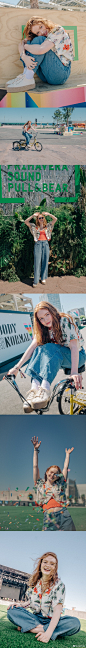《怪奇物语》Max的扮演者Sadie Sink 这几组照片拍得也太好看了吧！特别是第一组 过分可爱！ ​​​​