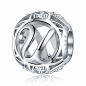 Amazon.com: Letter Charm Initial A-Z Alphabet Charm Dangle Charm for Charm Bracelet Necklace, 925 Sterling Silver CZ Beads Charm Personalized Jewelry Gift for Men Women Girls Birthday Valentine’s Day (A): Clothing, Shoes & Jewelry