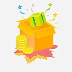 黄色的礼盒_新图网 https://ixintu.com 礼盒 金币 箱子 装饰 矢量图 PNG图形