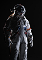 3D Scifi Space  spacecraft spacesuit universe