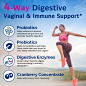 Innate Vitality Women's Probiotics, 120 Billion CFU, 32 Tested Strains, Probiotics for Women, Yeast Control, Vaginal pH Support, Prebiotics, Digestive Enzymes, Cranberry, Once Daily 30 Veggie Capsules : Amazon.sg: Health, Household & Personal Care