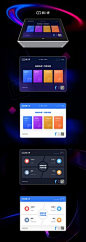 Behance 上的酒店终端 UI