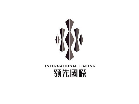 领先国际几何三角 标志设计欣赏 logo...