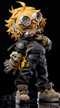 Luffy_Chibi_Boy_resin_model_intricate_details_looking_at_the_a6403d95-5eeb-4e31-8ce2-cda427d4f67b