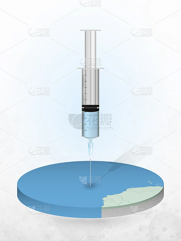 Vaccination of Cape Verde, injection of a syringe 素材-花瓣网