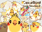 #鳥 [LINEスタンプ]Coca Bird2 - ErA的插画