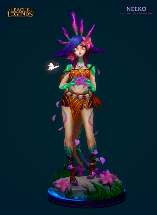 万花通灵妮蔻角色设计图美国洛杉矶拳头公司原画设计师丹尼尔设计画作