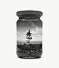 利用双重曝光把风景装进瓶子里 by​ Christoffer Relander ​​​