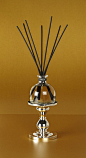 Stunning Silver Holder, part of the Pairfum Collection @ www.pairfum.com for Reed Diffuser Coture Aroma Fragrance, longlasting & Natural.