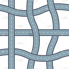 式样,路,儿童,男孩,白色,纸,永远,旅途,重复,旅行