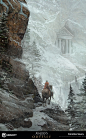 Snow Path, caroline soucy : Assassin's Creed Odyssey Concept art