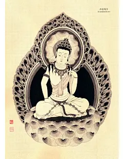 余钟韵工笔画：佛像画集