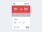 Dribbble - Daily UI 024 - Boarding pass by Shab Majeed