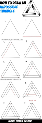 Як малювати трикутник в три де