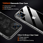 Amazon.com: TORRAS 钻石透明 iPhone 11 Pro Max 手机壳，[防黄][全面保护] 纤薄贴合防震硬塑料背壳和柔软 TPU 缓冲混合保护壳，专为 iPhone 11 Pro Max 设计, 透明