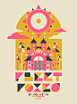 Concert Posters by The Silent Giants.  I NEED this!