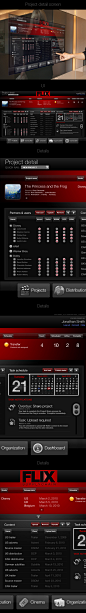 FLIX Touchscreen Interface on Behance
