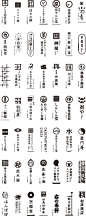 The logos of Japanese shops ....like Japanese style...very neat and tidy. This…