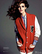 The Elle Russia April Issue Features Preppy Styles | 怪兽在线：时尚和科技是我的美食！