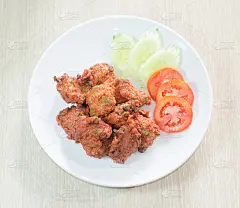 咖喱猪肉饼