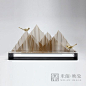 transparent acrylic metal screen luxury zen style floriculture tea ceremony 装饰…: