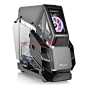 【Thermaltake（Tt）CA-1Q4-00M1WN-00】Tt（Thermaltake）AH T600 黑色 机箱水冷电脑主机（直升机概念/异形/转轴开窗/E-ATX主板/Type-C/全塔式）【行情 报价 价格 评测】-京东