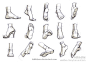 【精品脚素材集】研习脚部非常实用的素材集，主要关乎几个问题：1、不同角度、姿势的精准呈现2、双脚之间的关系和动态3、脚部的阴影效果4、穿不同款式鞋子的脚5、不同身材、性别的脚Σ(( つ•̀ω•́)つ好用必码，无水印高清打包下载http://t.cn/8s4ZncW