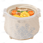 手绘-汤类美食元素贴纸7