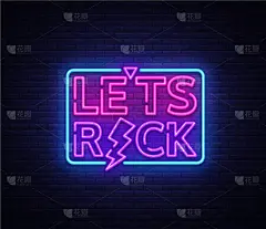 霓虹灯,摇滚乐,夜晚,音乐,乐队,金属,夜生活,传统节日