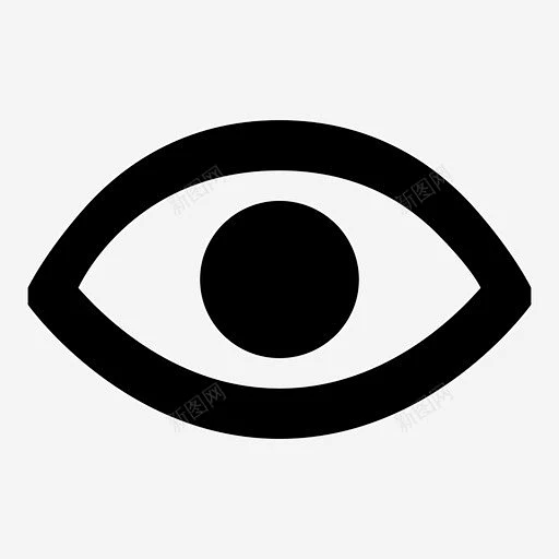 眼睛视觉可见图标 验光师 icon 标识 标志 UI图标 设计图片 免费下载 页面网页 平面电商 创意素材-花瓣网